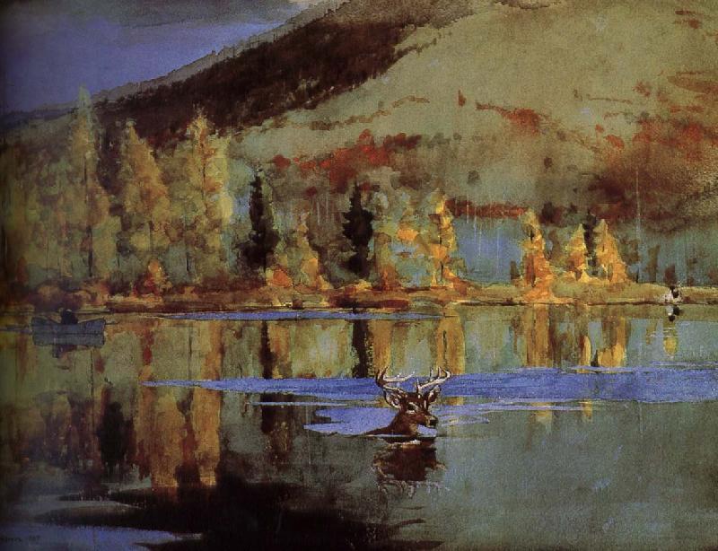 Winslow Homer October days oil painting picture